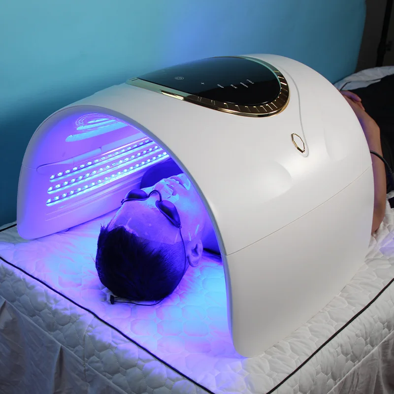 Professional 4 Color PDT LED Light Therapy Machine Red light Therapy LED Facial and Body Dome Beauty Instrument SPA Capsule