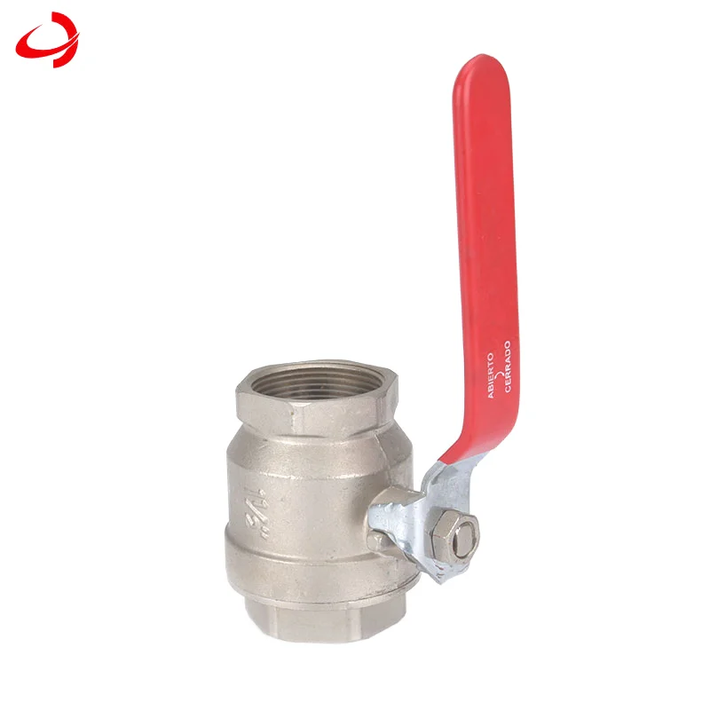 Hot Cold Brass Chrome Plated Ball Valve Large Flow for Kitchen & Bathroom Manual Power Water & Oil Media OEM Customizable