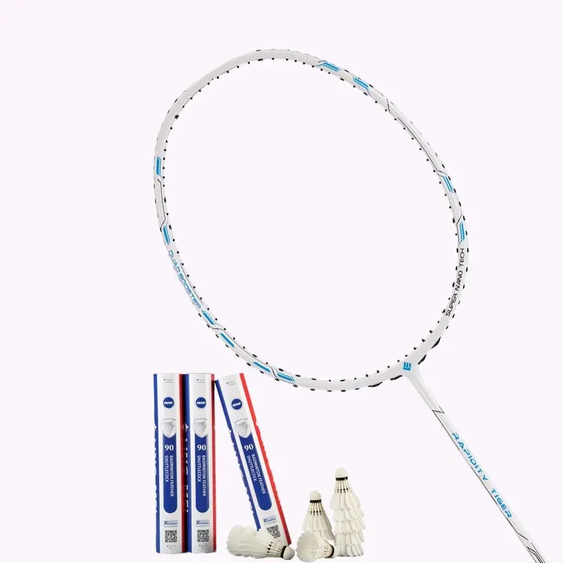 Custom made superior quality low price carbon graphite racket badminton