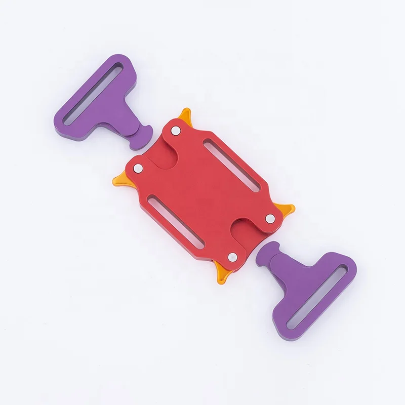 Aluminum Oxidation Double Side Release Buckle