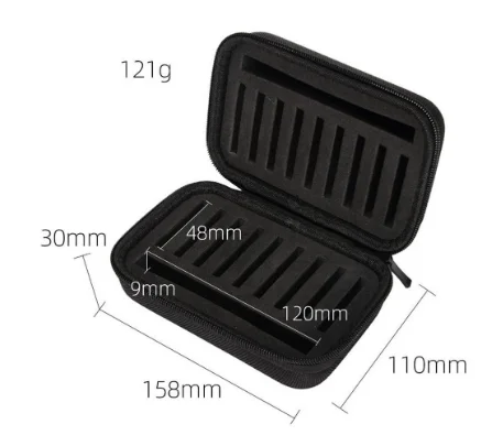 Portable Fishing Lure Box Spinner Spoon Bait Foam Storage Bag For Trout Flies Fishook Fish Hook Bait Case Container Fishing part