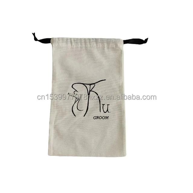 Wholesale Eco Friendly Dustbag Canvas Cotton Drawstring Shoe Bags Cloth Dust Bags For Shoes