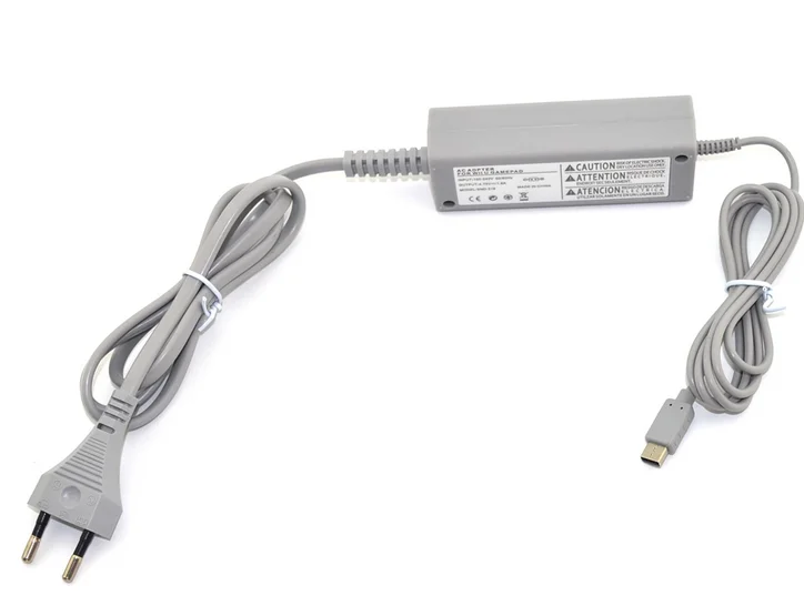 EU US Plug Power Supply AC Adapter Cable ac power adapter For Nintend Wii U Console Gamepad