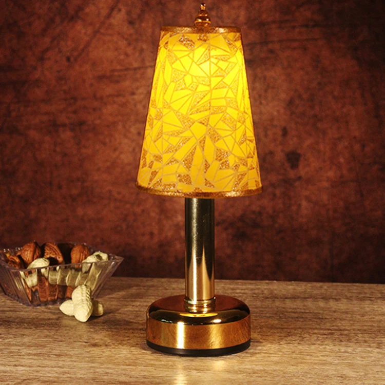 New Listed Decoration Crystal Rechargeable Dining Bedroom Hotel Bar Gold Modern LED Book Light