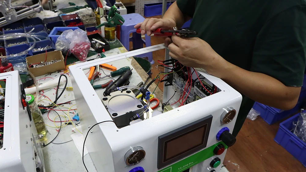 Built-in Vacuum Pump 7 Inches Phone Touch Screen Disassemble Repair Tool LCD Separator Machine 110/220V RF-PEACE