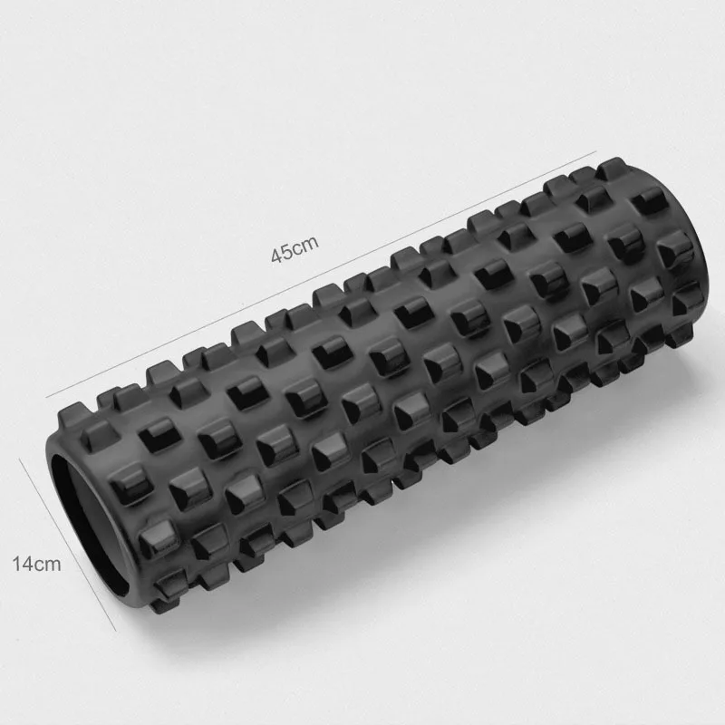 Gym cork fitness massage yoga wheel roller column paint foam roller