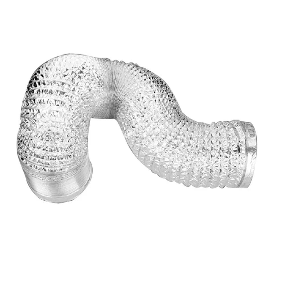 Flexible Aluminium Ducting Hose for Inline Ducted Fan Greenhouse Hydroponics Exhaust Outlet Pipe Air Ventilation Tube