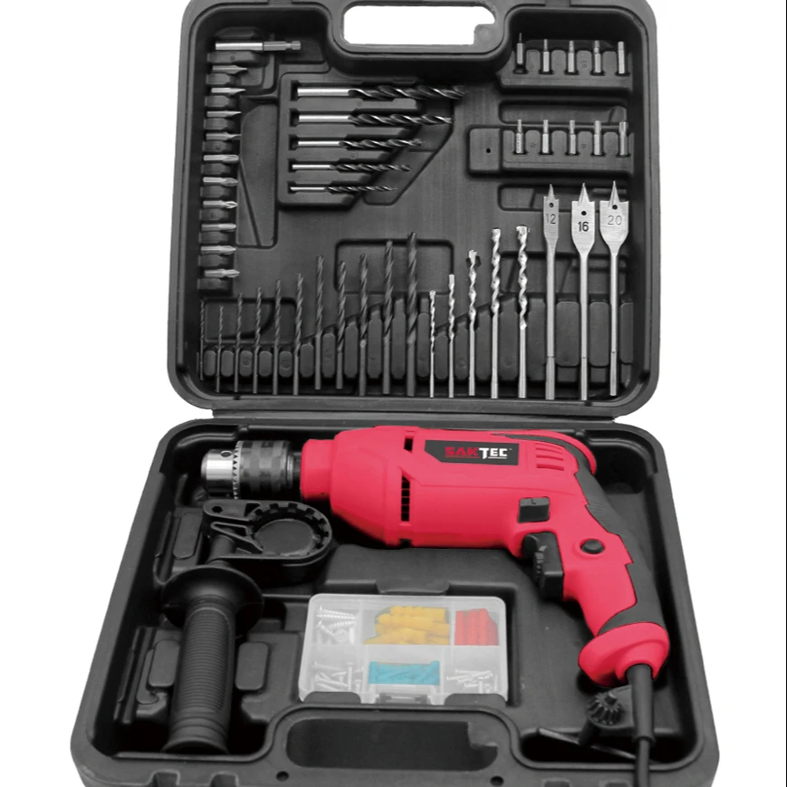 САК TEC 108PCS Ударная дрель электрическая отвертка набор сверла по дереву Электрическая Дрель Инструменты 220V/110V