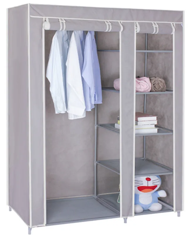 
Hot Sell Wardrobe Non-woven Fabric Portable Wardrobe 