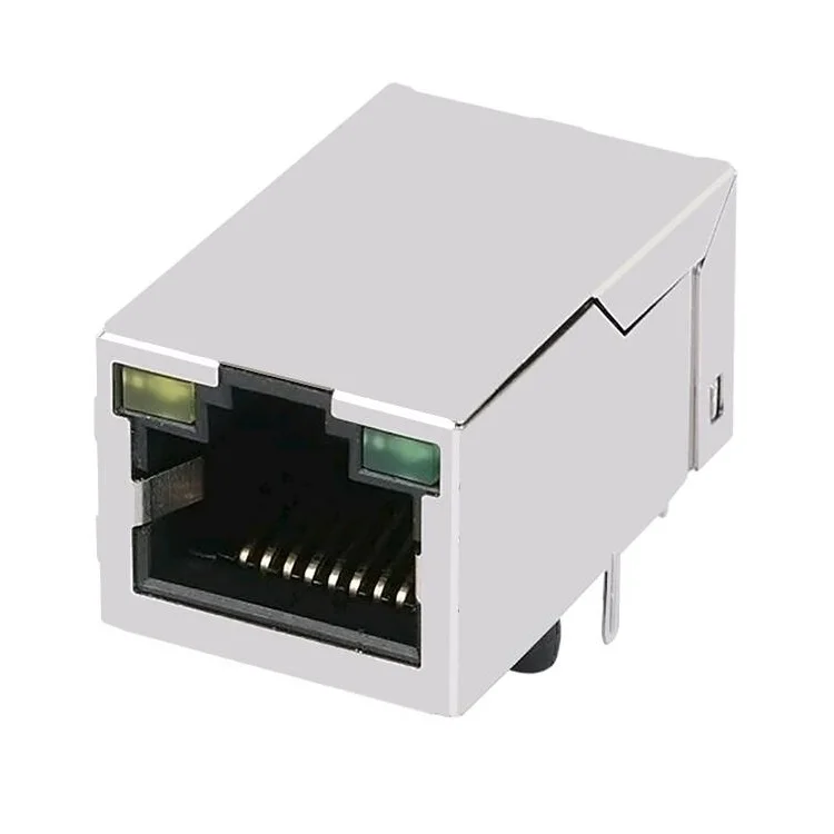 JFM3811B-2NVE-4F один порт 10/100/1000 Base-T Ethernet соединитель RJ45