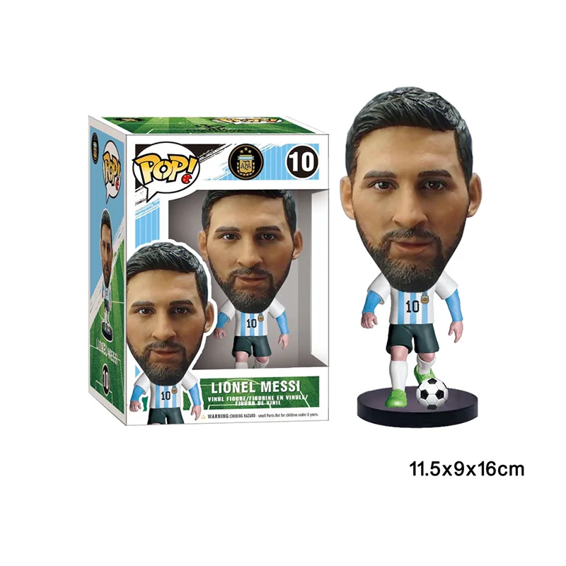 Hot selling European cup Mbappe Ronaldo Messi Action Figure for Fans and Collectors Kits