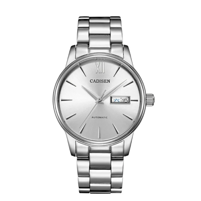 CADISEN 1032 Men Watch Automatic Mechanical Watches stainless steel case Role Date Week Top Luxury Brand Wrist watch Clock