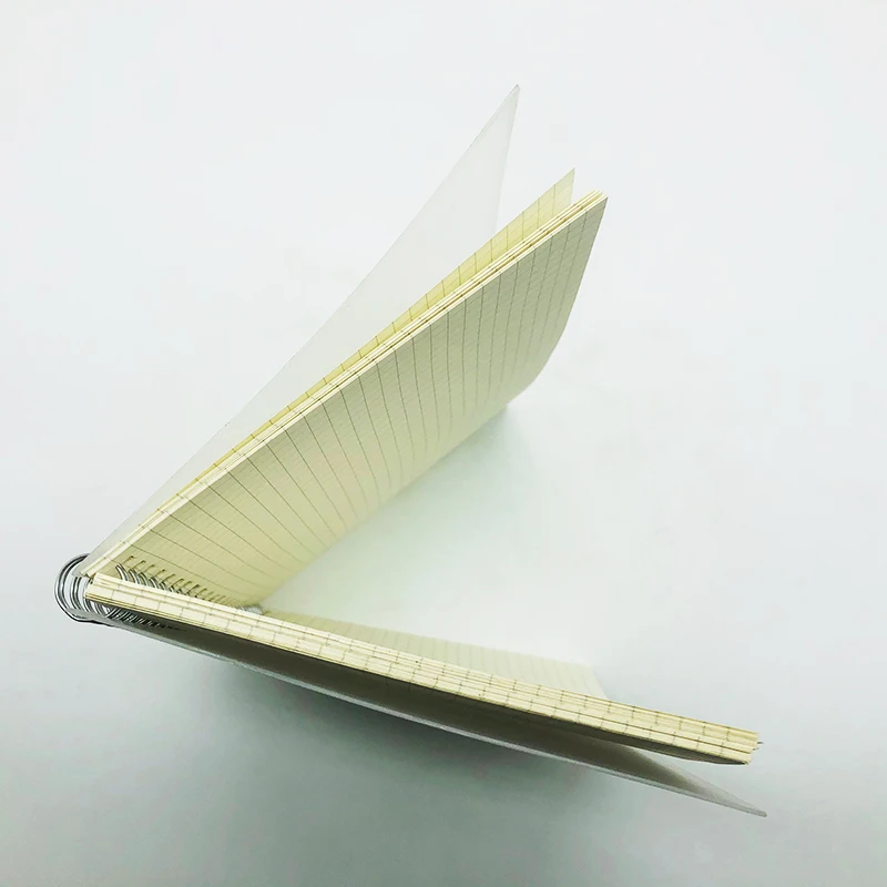 
Custom Frosted PVC Cover Offset Paper Inner Spiral Binding Cheap NoteBook 