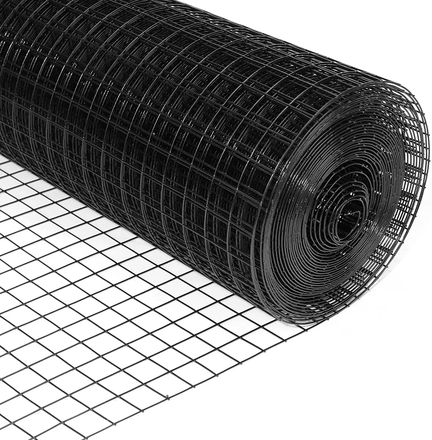 High Quality Black PVC Coated Iron Wire Mesh Galvanized Welded Wire Mesh PVC Coated Welded Wire Mesh