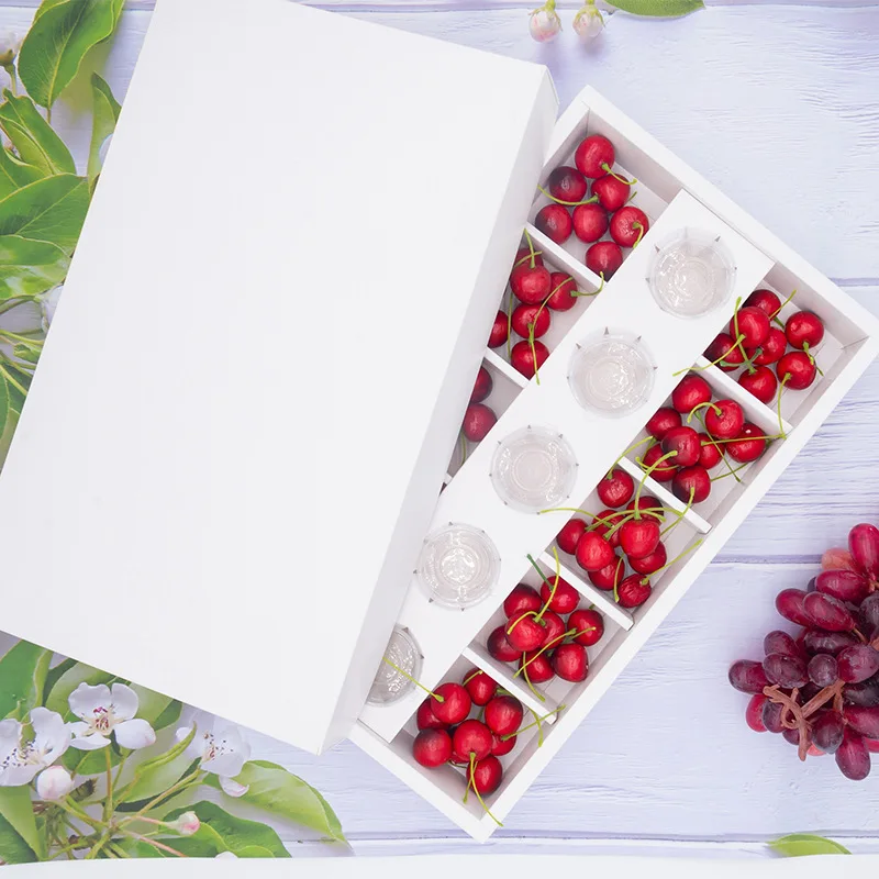 Wholesale Fruit snack packing box Catering Cookie Platter boxes Outdoor kraft paper platter camping picnic paper box