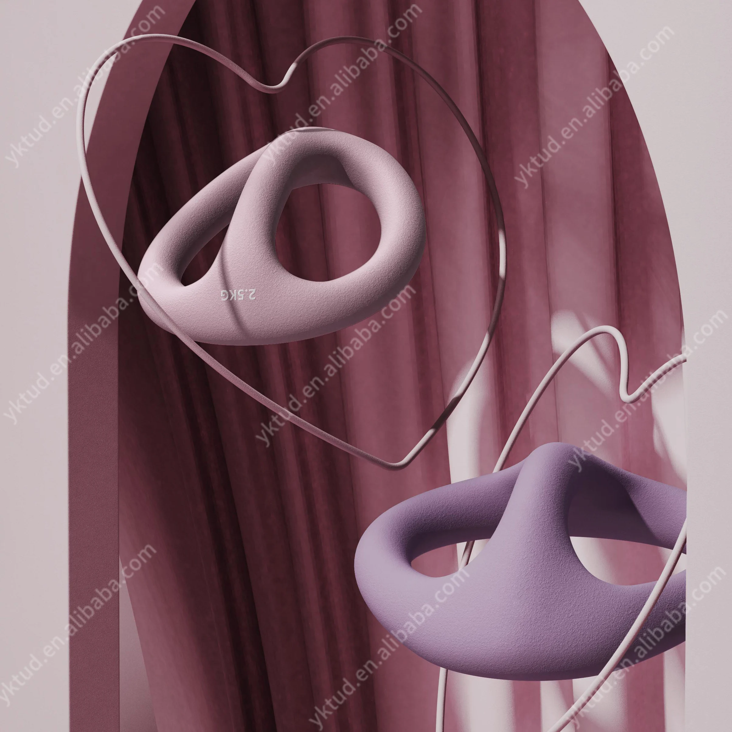 TUDEEN dumbbell Home Gym Equipment Gym Round Dumbbells