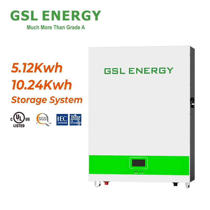 Настенный аккумулятор GSL ENERGY 5kwh 10kwh 15 kwh для домашнего хранения энергии 51 2 В 100ah powerwall 48v lifepo4 батарейный блок