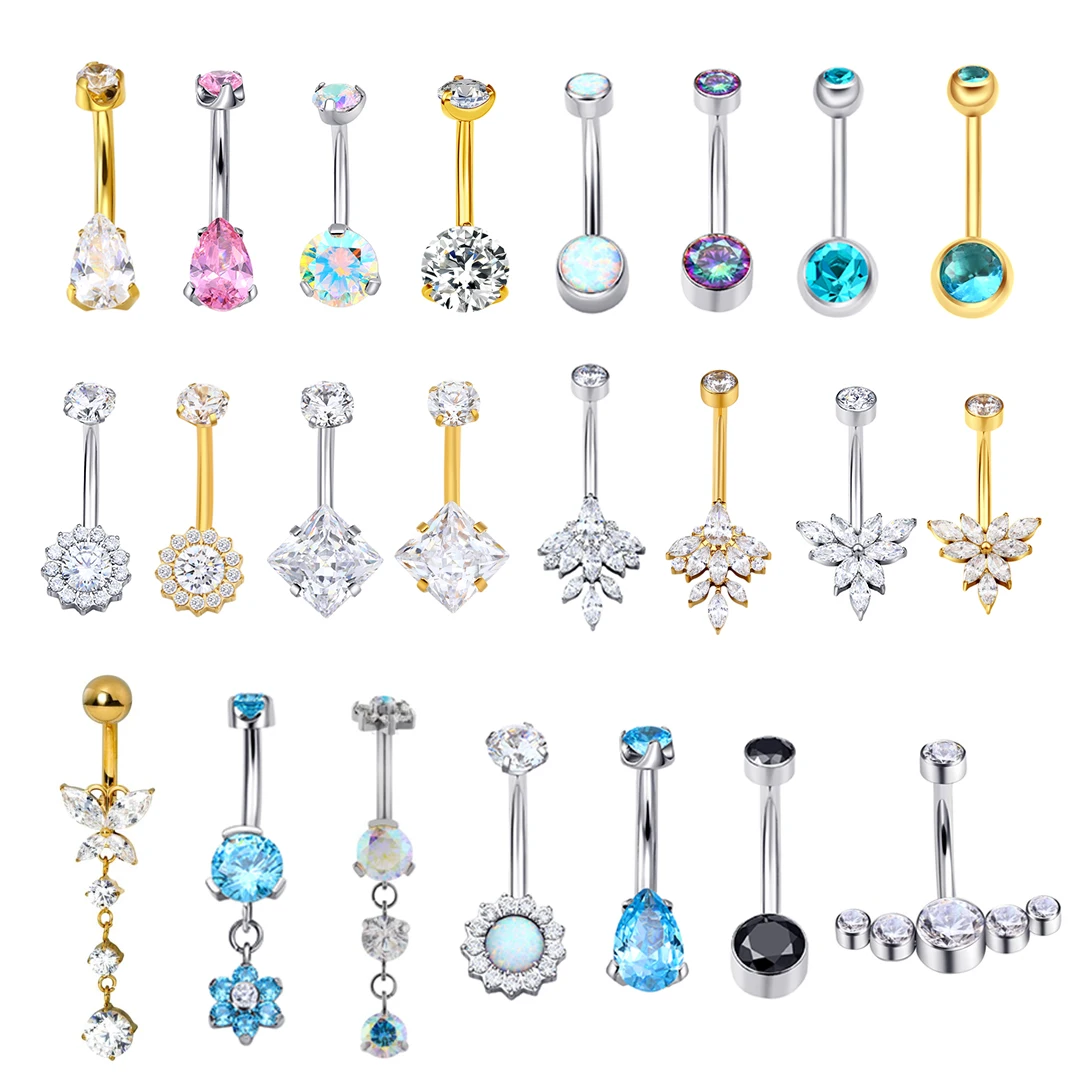 Eternal Metal f136 Titanium g23 Fashion Piercing Body Jewelry Belly Button Rings Navel Ring