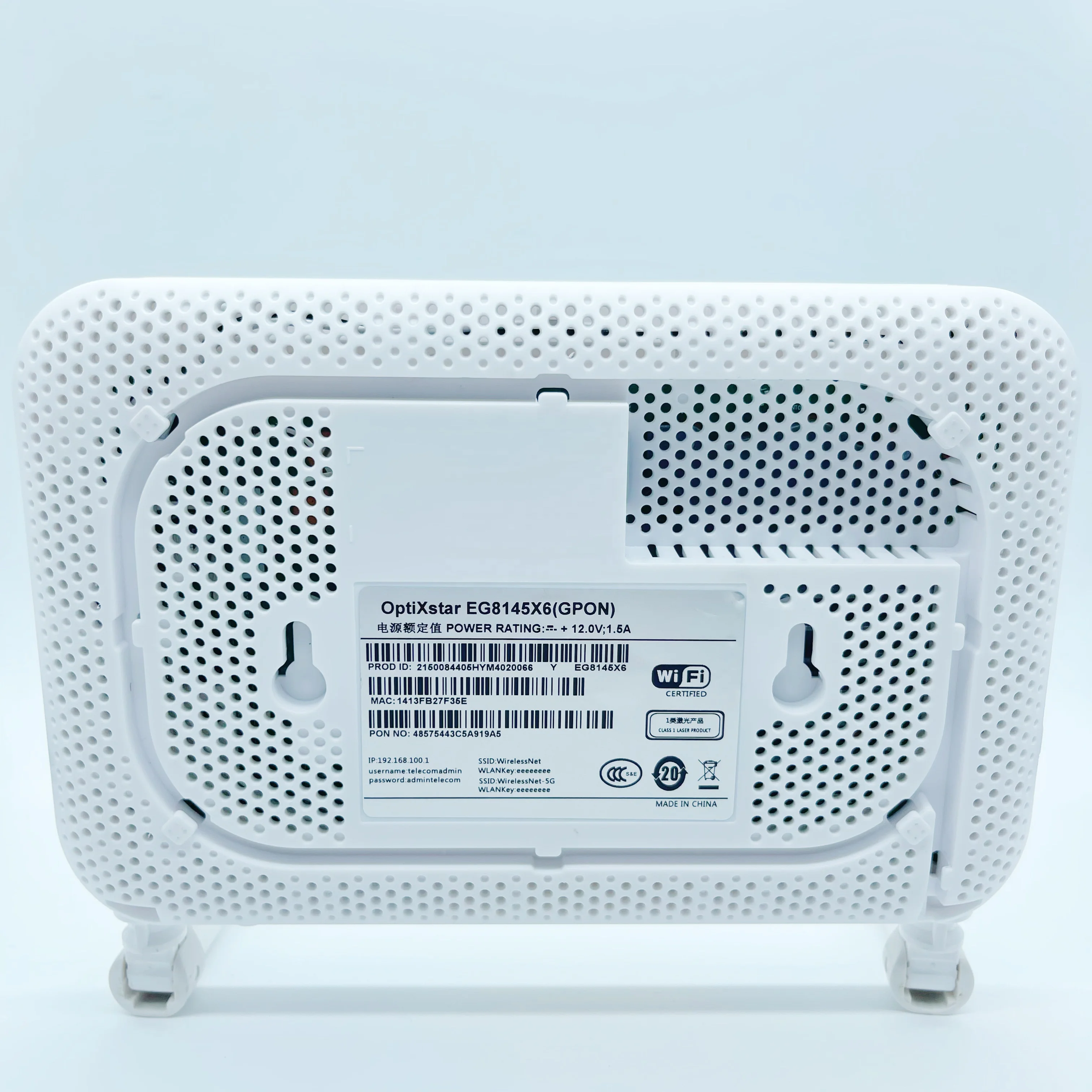 EG8145X6 All Brands WIFI6 GPON 1GE 3FE TEL WIFI dual band 2.4GHz 5GHz ONU ONT Wifi Router fiber optical equipment EG8145X6 GPON