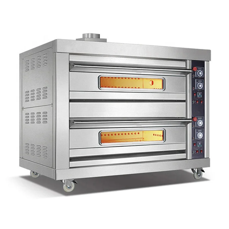 Commercial Gas Oven Automatic Pizza Oven Bread Biscuit Baking Oven for Bread and Cake