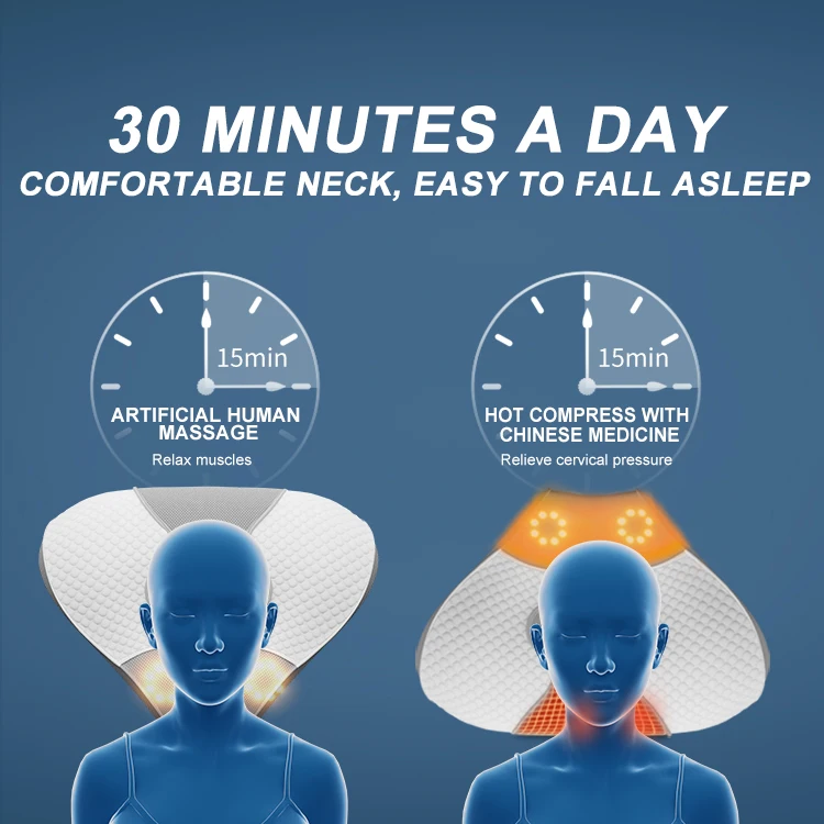 massager U shape electric new neck shoulder shiatsu home massage device pillow heated hot sale