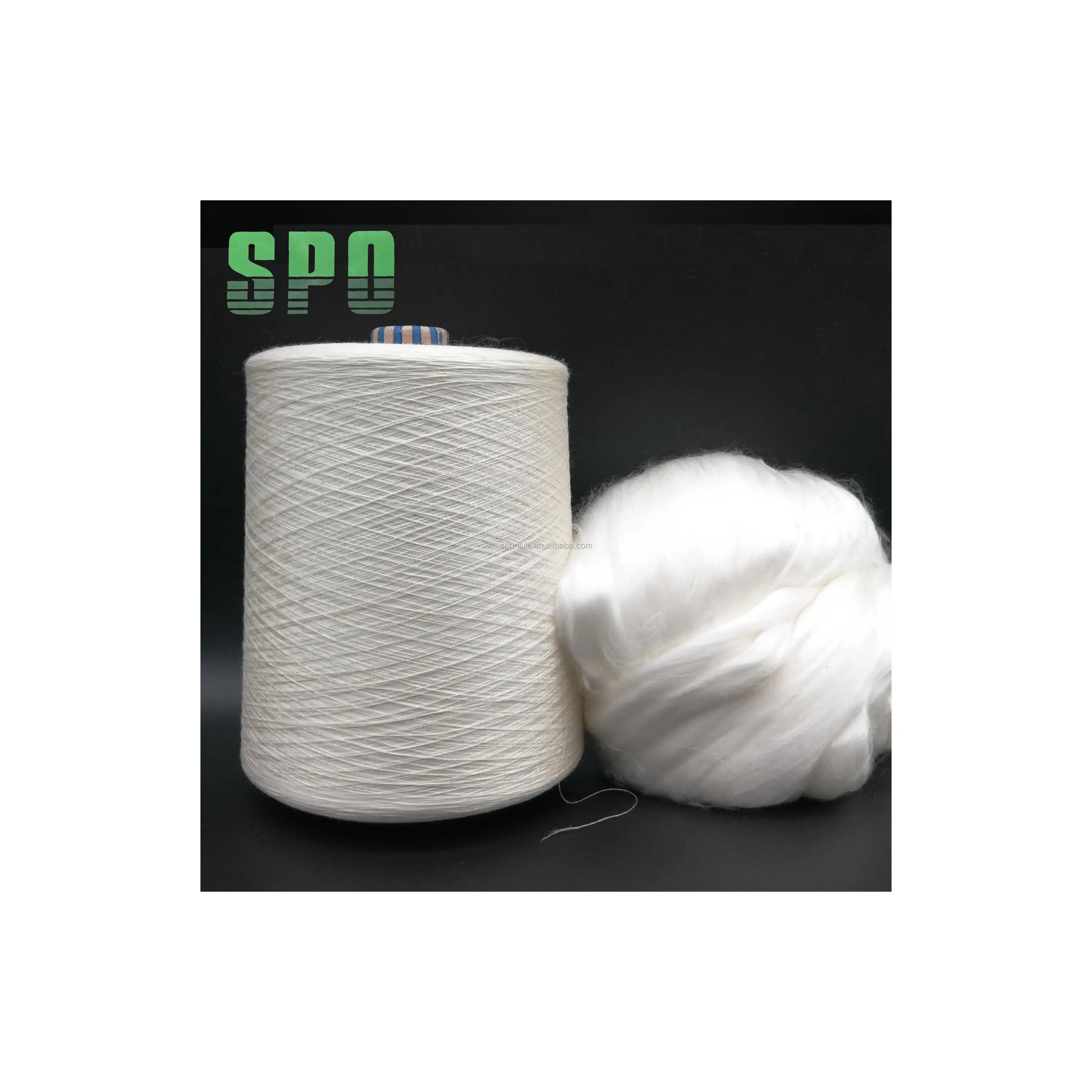 Wholesale Blended Yarn Silk Line Sustainable Natural Silk Fabric