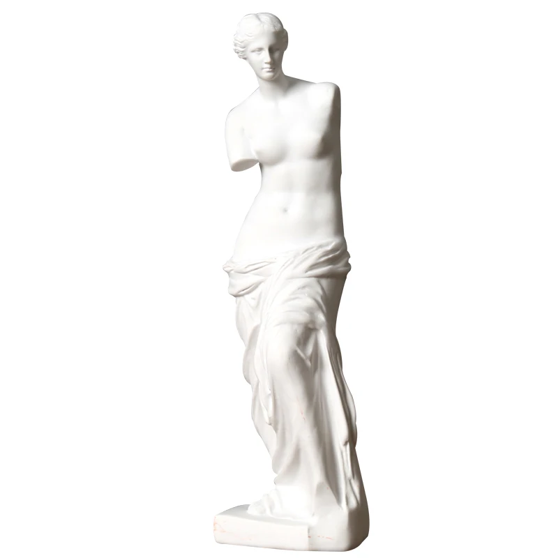 Statue Resin Broken Arm Venus De Milo  Ornaments Sculpture of Greek God Miros  Art Sketch Model