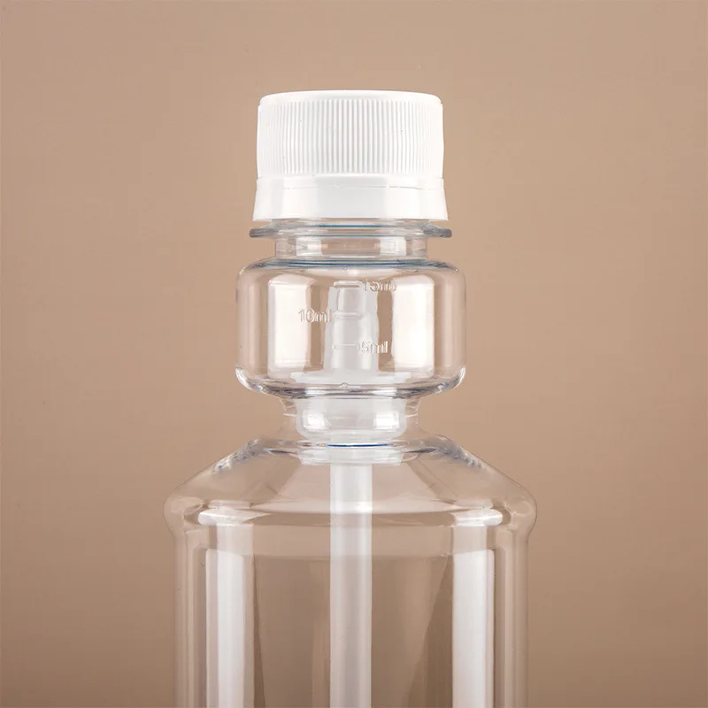 Cheap Price New 250ml PET Bottles Cosmetics Mouthwash Plastic Mouthwash Squeeze Bottle With Graduated Scale