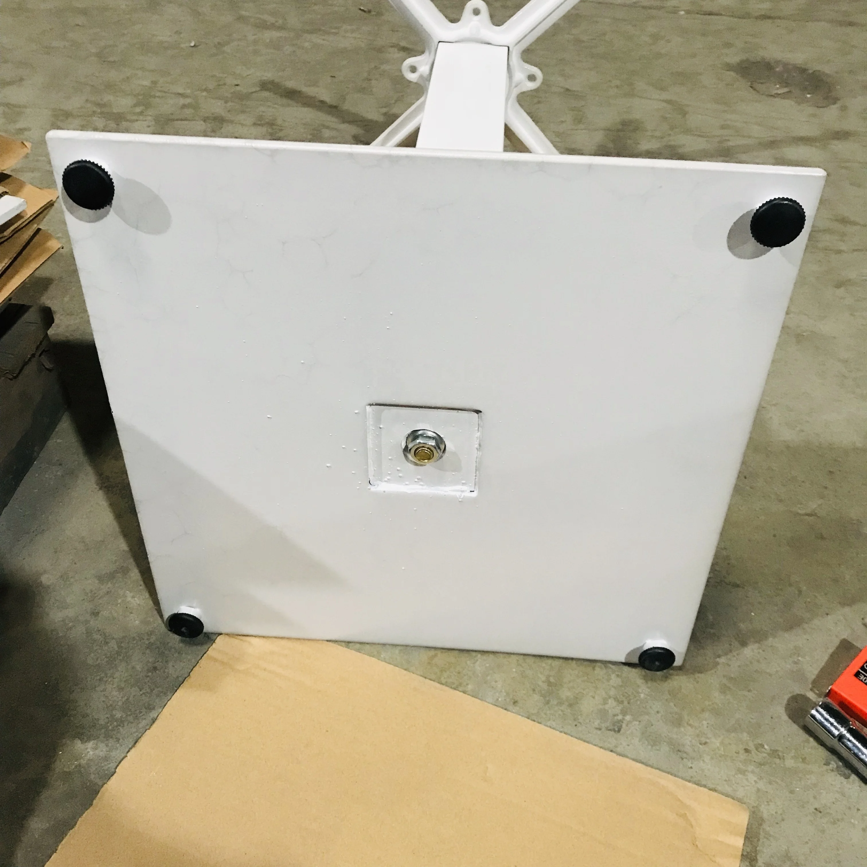 Lifepursue contract furniture meeting table HPL top with steel base