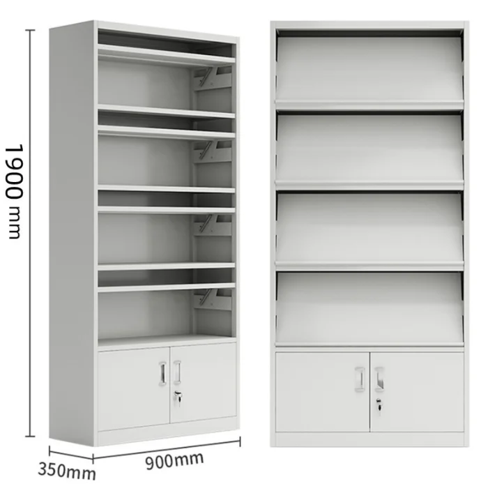 Book Racks Journal Rack Steel Magazine Shelf school Library Newspaper Iron Bookshelves Reading Room Wholesale of Book Rack