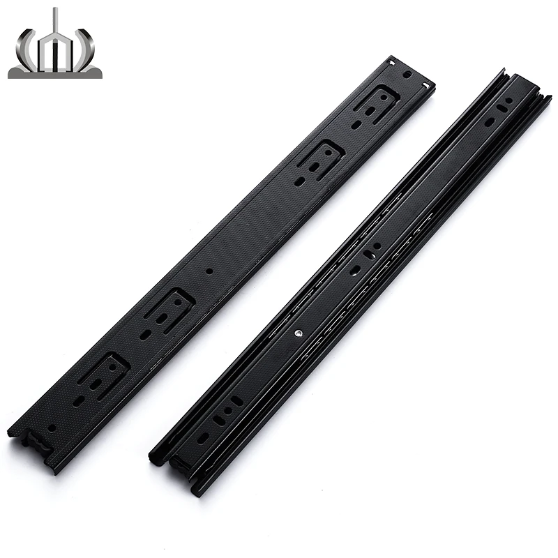 RENXING bayonet dtc rail 3 fold channel ball bearing drawer slide drawer track drawer guides rail