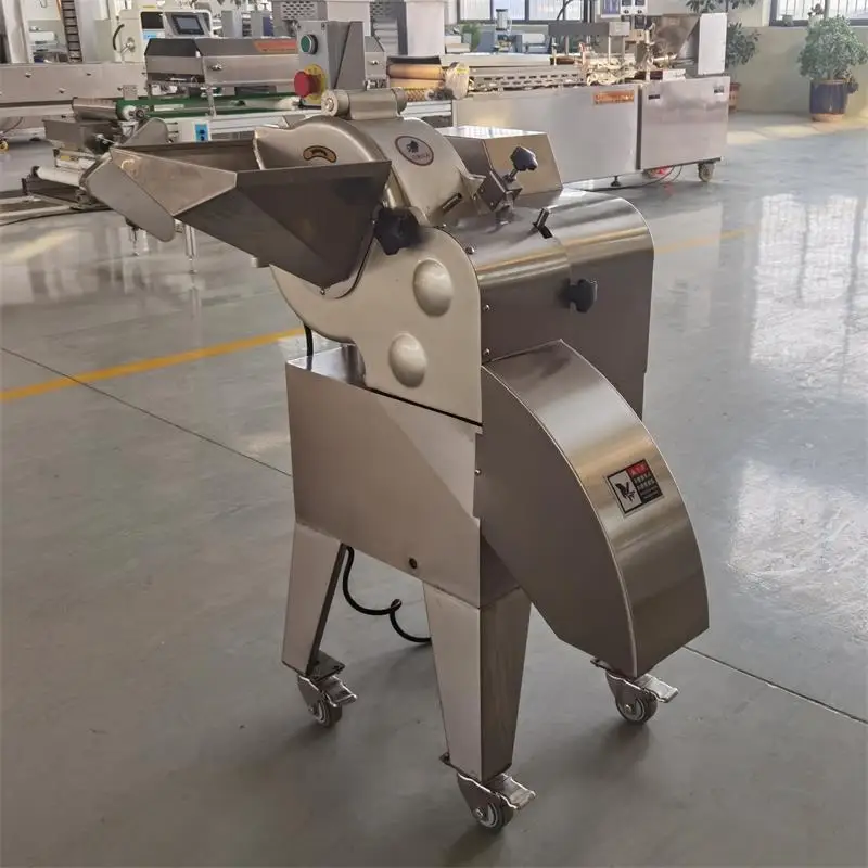 Multi-function automatic frozen meat cube cutter vegetable&fruit dicing machine potato onion mushroom  cube cutting machine