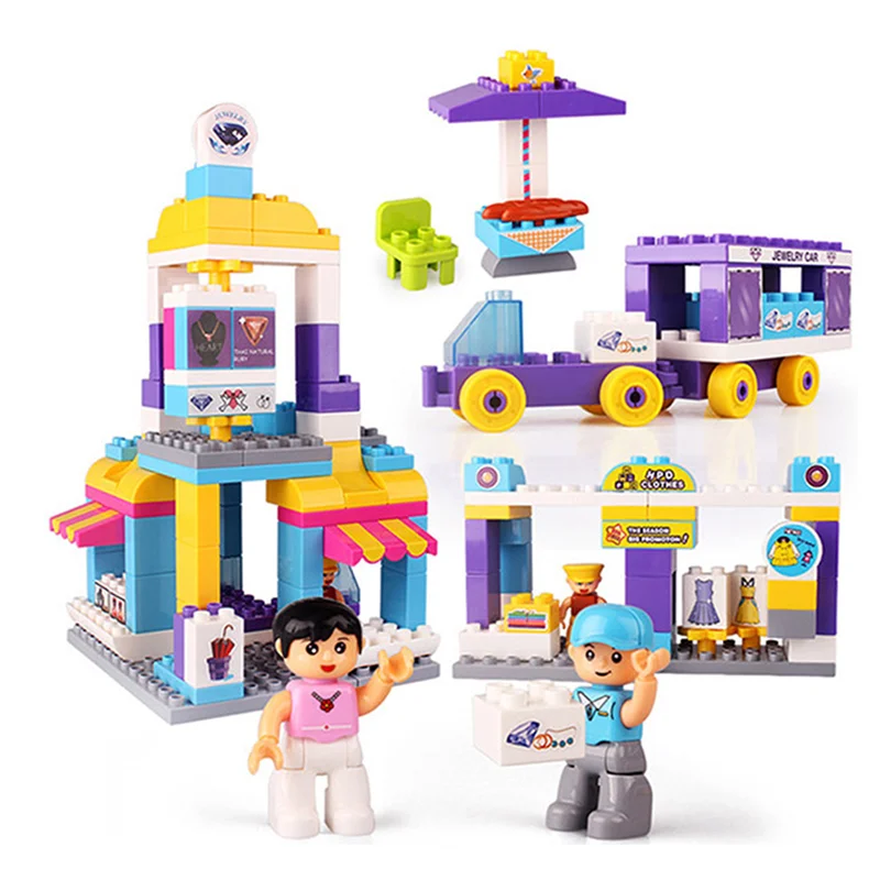 Karmas Product Educational Diy Building Blocks For Kids Building Block Set City Set Kid Gift Games