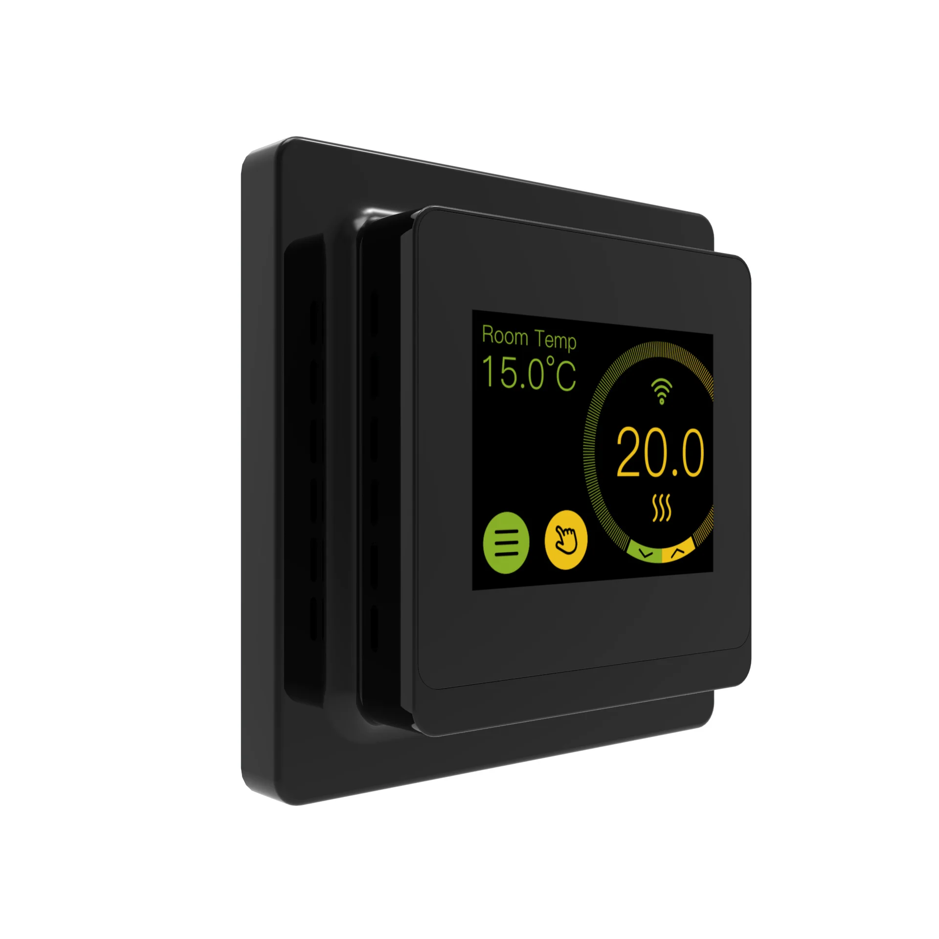 LCD Display Touch Screen Week Programmable thermostat 2.4 inch Smart color screen full screen touch WiFi thermostat