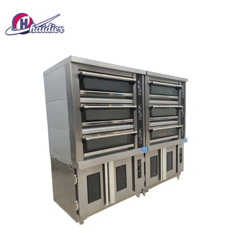 Reasonable Price professional baking oven Equipment Stainless Steel Electric Oven 2 Deck 4 trays Bread deck oven