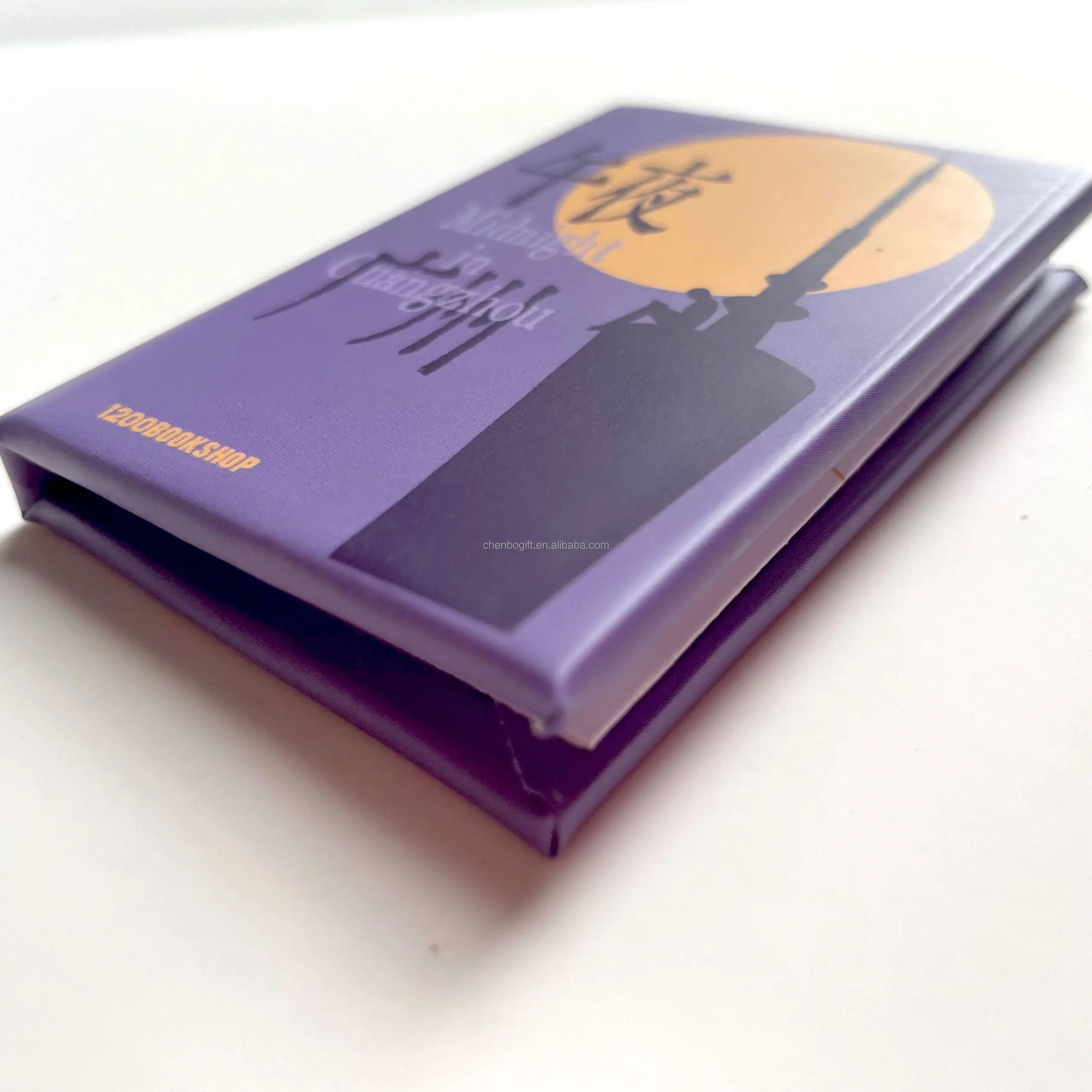 New product magnetic cover magnetic folding paper book fridge magnet ,  add logo magnetic paper folded booklet