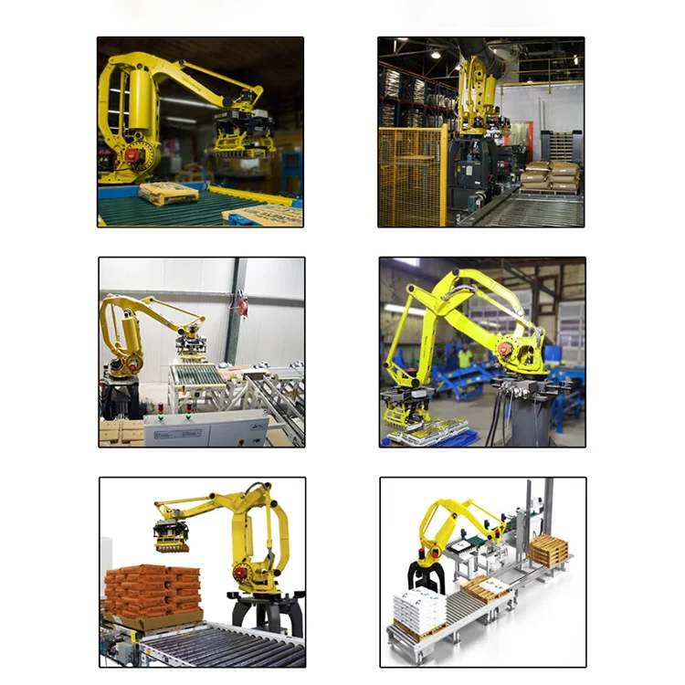 wholesale custom automatic clay brick robot stacking machine handling manipulator arm with gripper for aluminum ingot