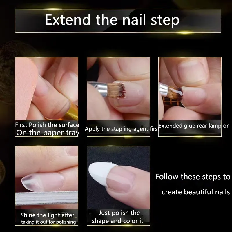 No Burning Build Multifunctional Extension Gel Uv 3 Colors 56g Soak Off Gel For Building