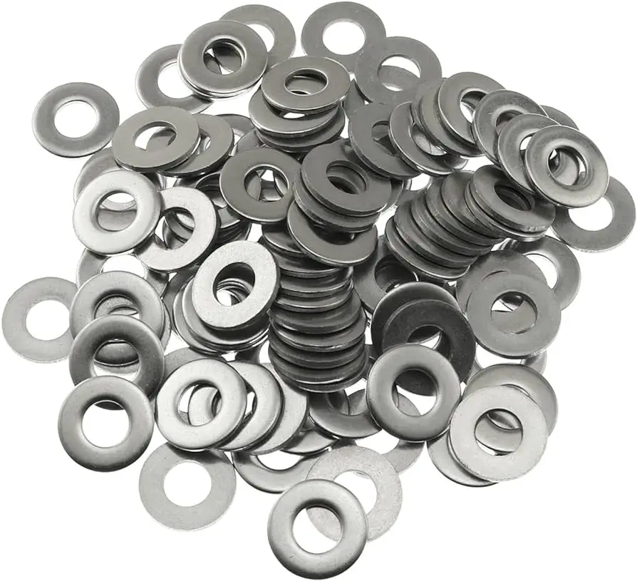 304 Stainless Steel Flat Washer A2-70 Washers Gasket Metal Ring Shim ID 1.6-36mm for Screw Bolt