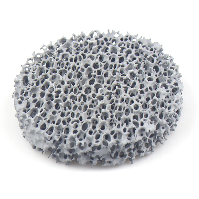Porous Ceramic Honeycomb  Ceramics Silicon Carbide Ceramic SIC Foam Filter For Casting