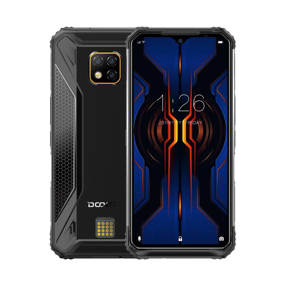  Модульный прочный мобильный телефон KOMAY IP68/IP69K DOOGEE S95 Pro дисплей 6 3 дюйма 5150 мАч Восьмиядерный Helio P90 8 ГБ 256