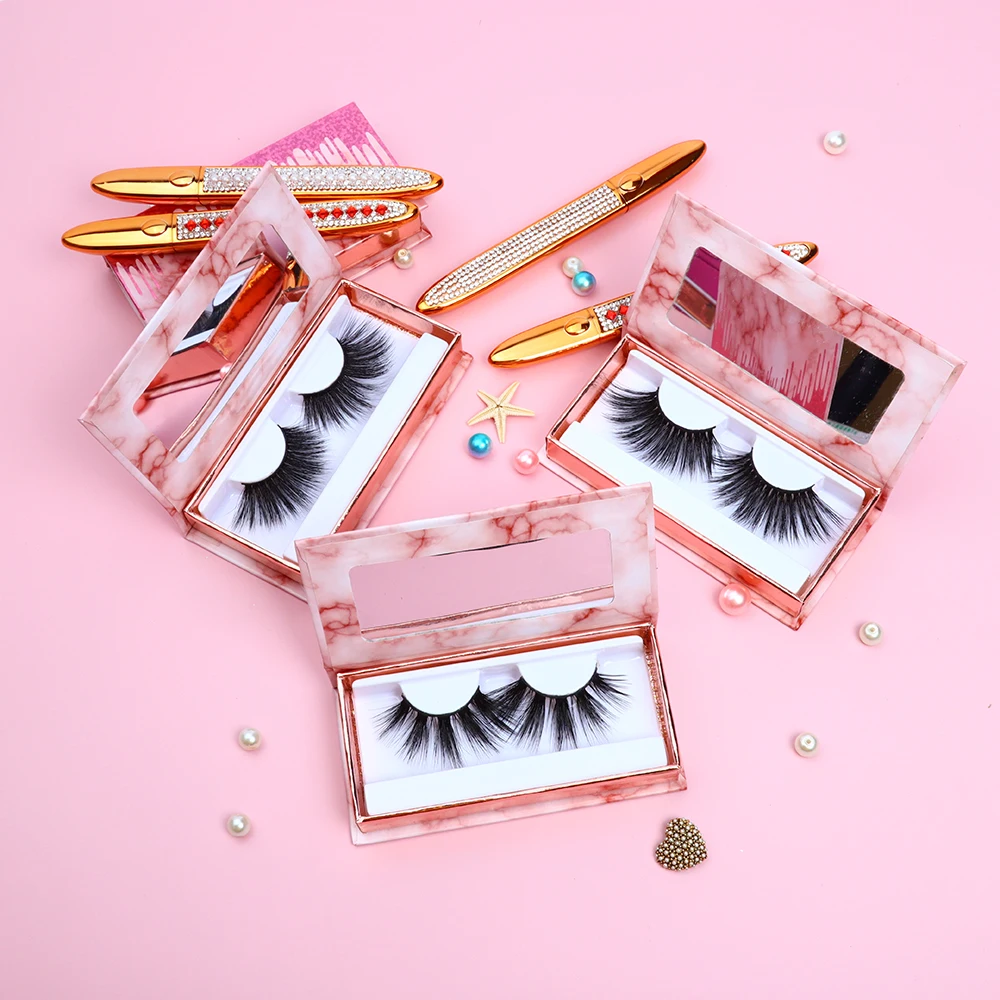 Customized Box Private Label Factory Price Silk Eyelash Production Vegan 3d Silk Eyelashes