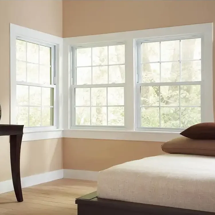 Customized Factory Price UPVC Window Single Hung Windows Cheap House Window For Sale