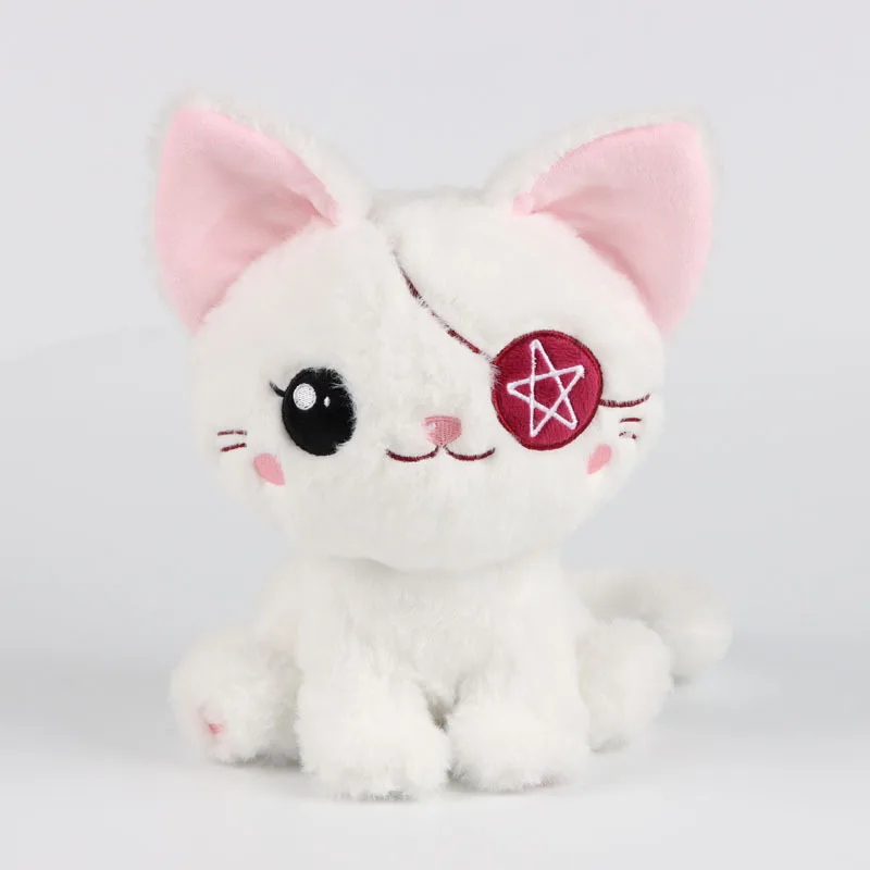 Customized Cartoon Cat Toys Children Gift Kawaii Plushies Embroidery Face Squishy Soft Cat Plush Manufacture
