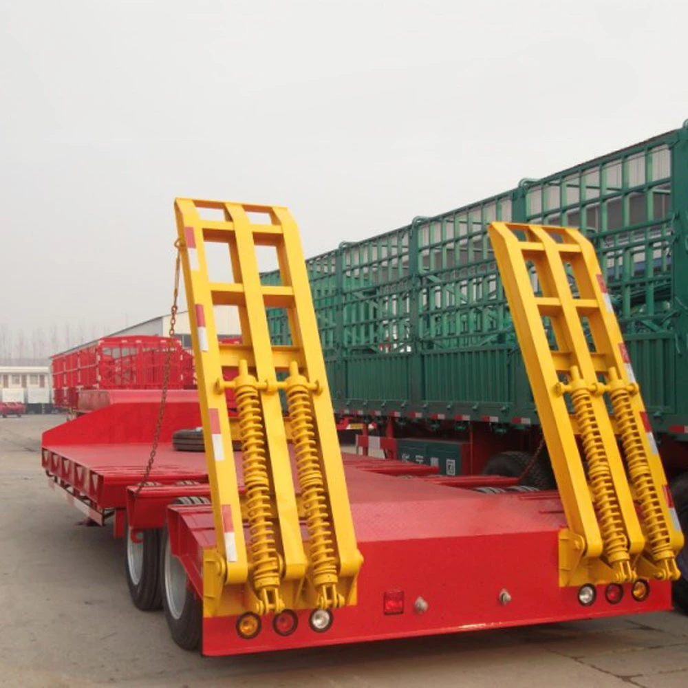 3 4 Axles 80Tons Dolly Tilt N Slide Lowbed Trailer