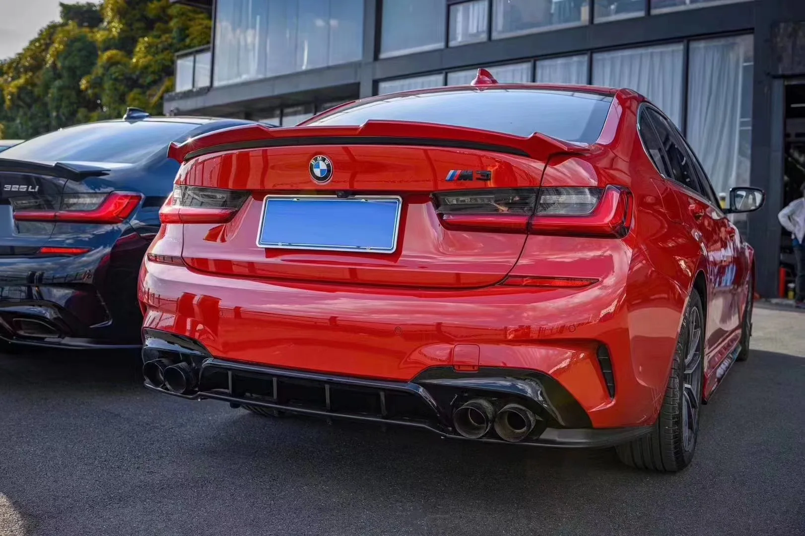  Для Bmw G20 3 sehire Gs380 Bodykit ПП Передняя бампер боковая юбка задний диффузор Комплект