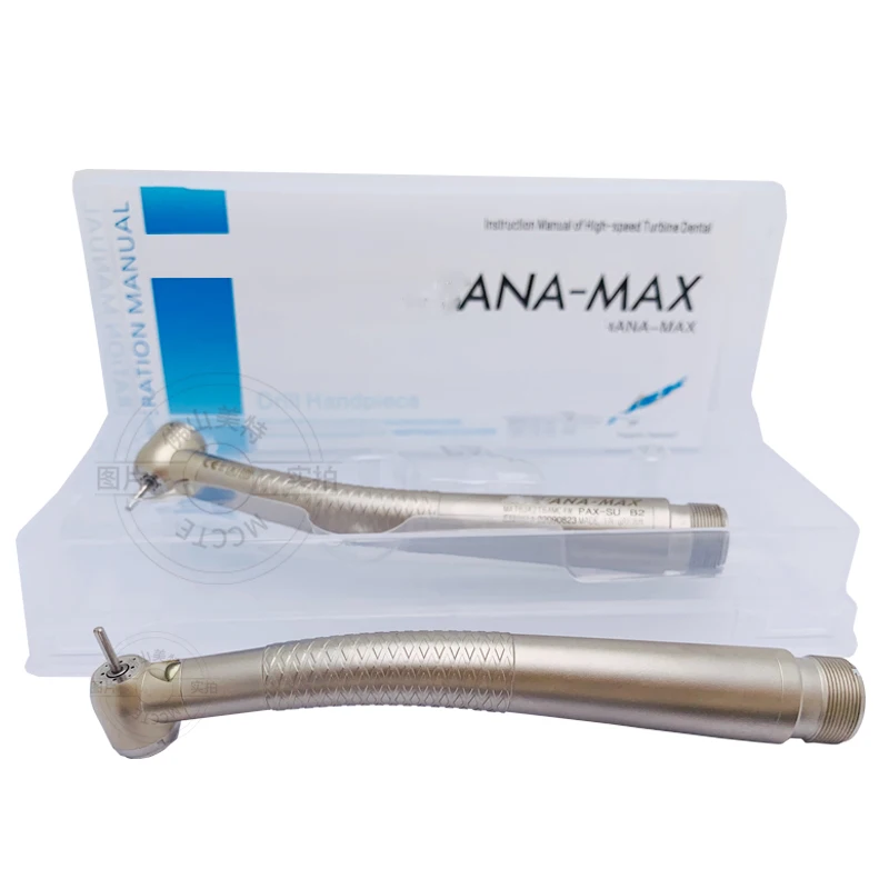Meite medical dental MAX plus ceramic bearing push botton titanium 4 water spray 4  antisuction high speed handpiece air turbine