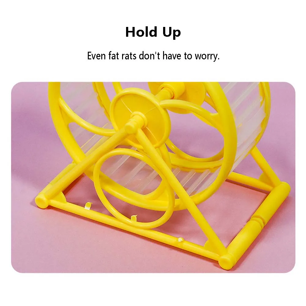 Hamster Exercise Wheels - Quiet Spinner Hamster Running Wheels with Adjustable Stand for Hamsters Gerbils Mice Or Small Animals