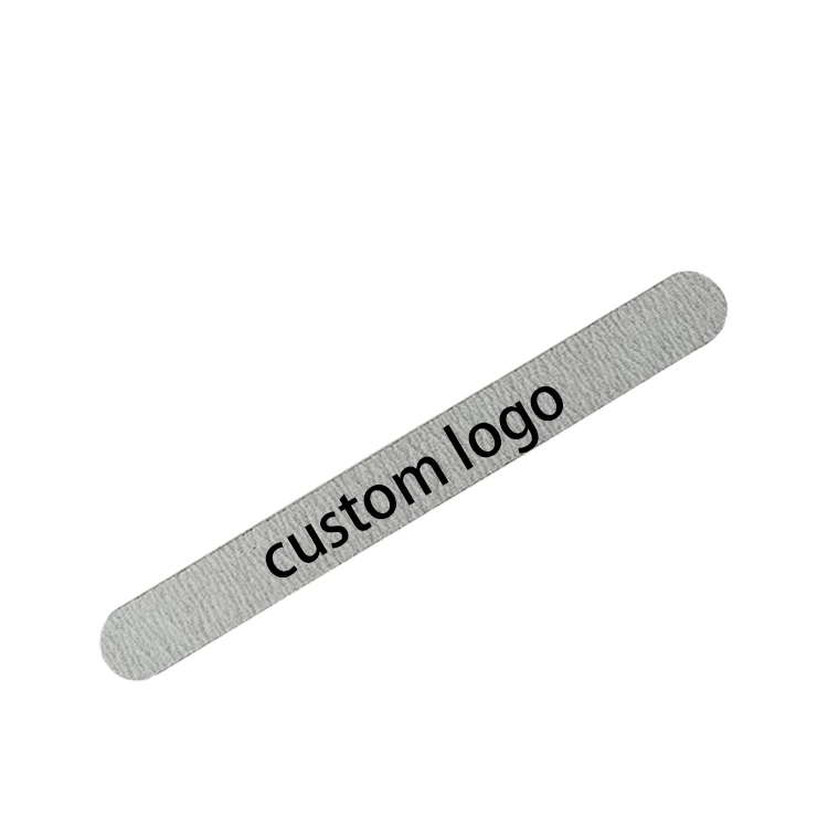 Professional bulk personalized washable wearable 100/180 zebra nail files banana nail file