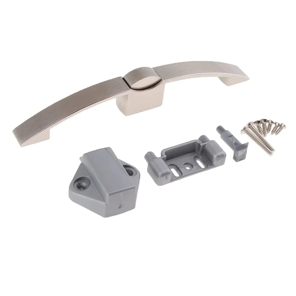 Caravan Furniture lock handles 160mm Camper van keyless Push handle Lock buttons latch handle trailer push-lock